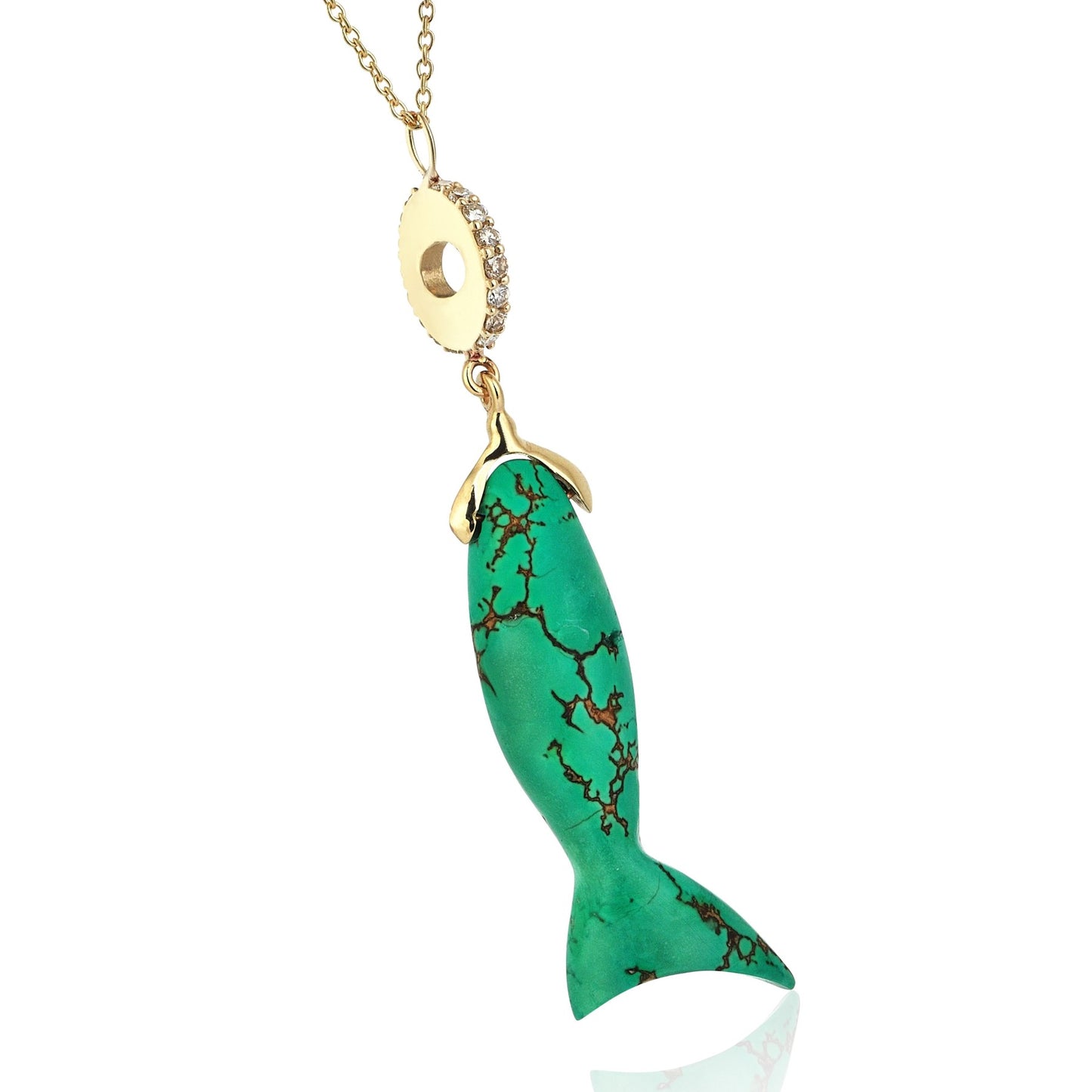 Turquoise Fish Necklace