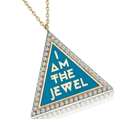 Triangle Name Tag Necklace